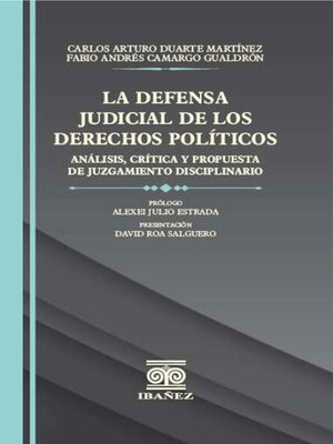 cover image of La defensa judicial de los derechos politicos